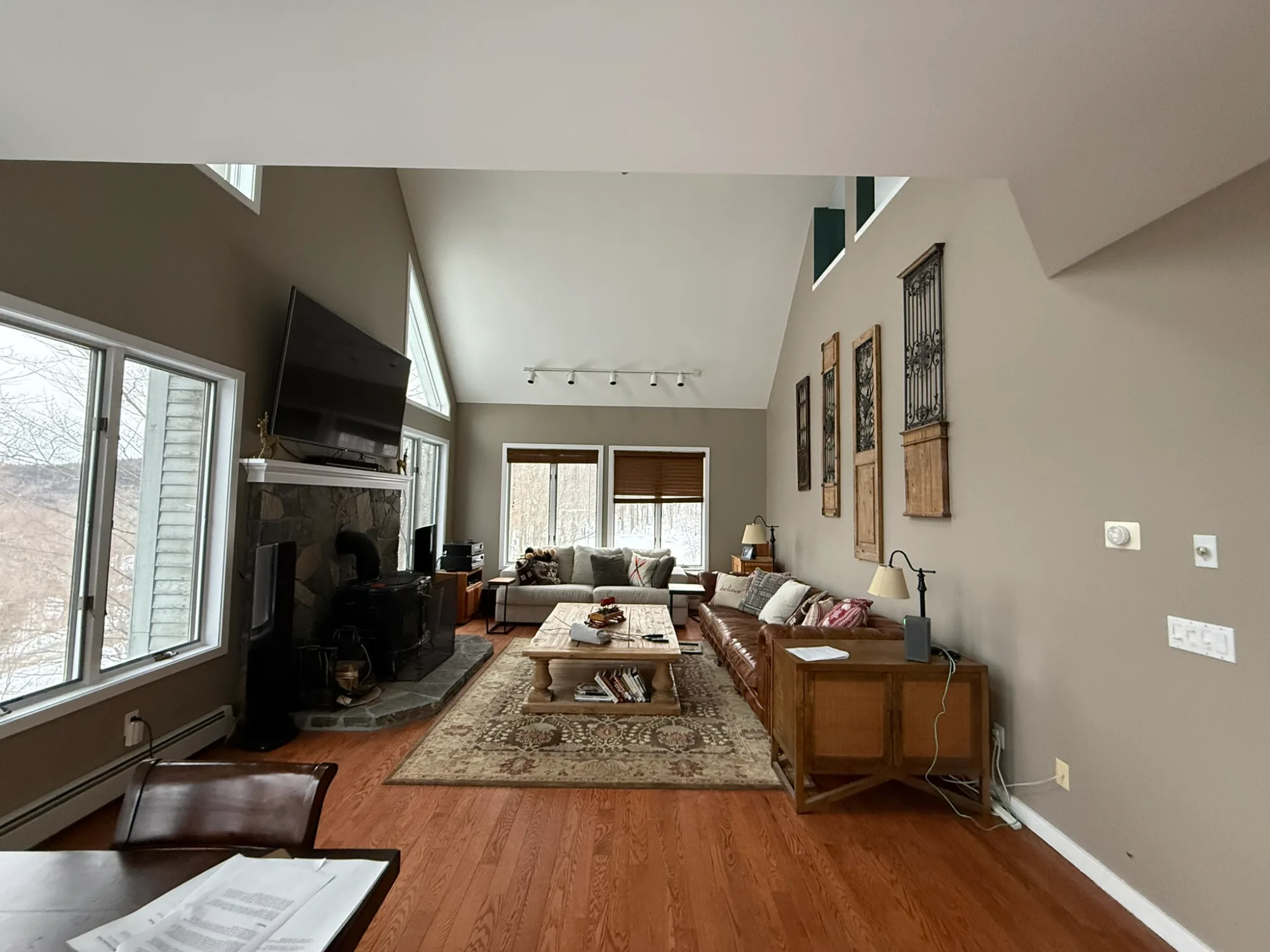 interior painting results in Vermont home