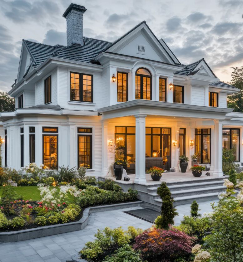 Professional painting in progress